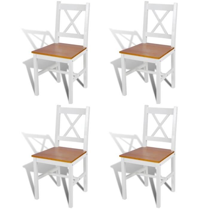 Lot de chaises de salle à manger  Style contemporain Scandinave chaise