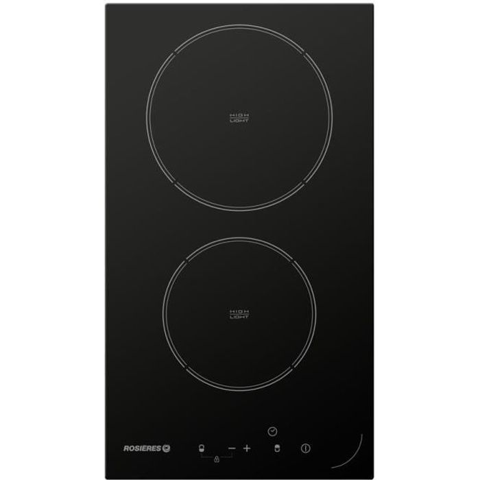 Symbole Induction Vitroceramique Rosieres Domino Vitroceramique Rdh32 Noir Achat Vente Plaque