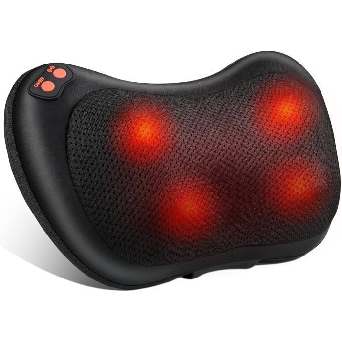 Coussin De Massage Chauffant RENPHO - 3 Vitesses - Noir - Neuf (voir Description)