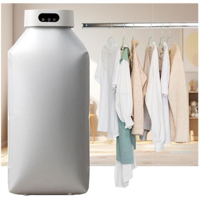 Séchoir à Linge Sur Pied,Séchoir électrique,Sèche-Linge Electrique Etendoir Pliant D'intérieur