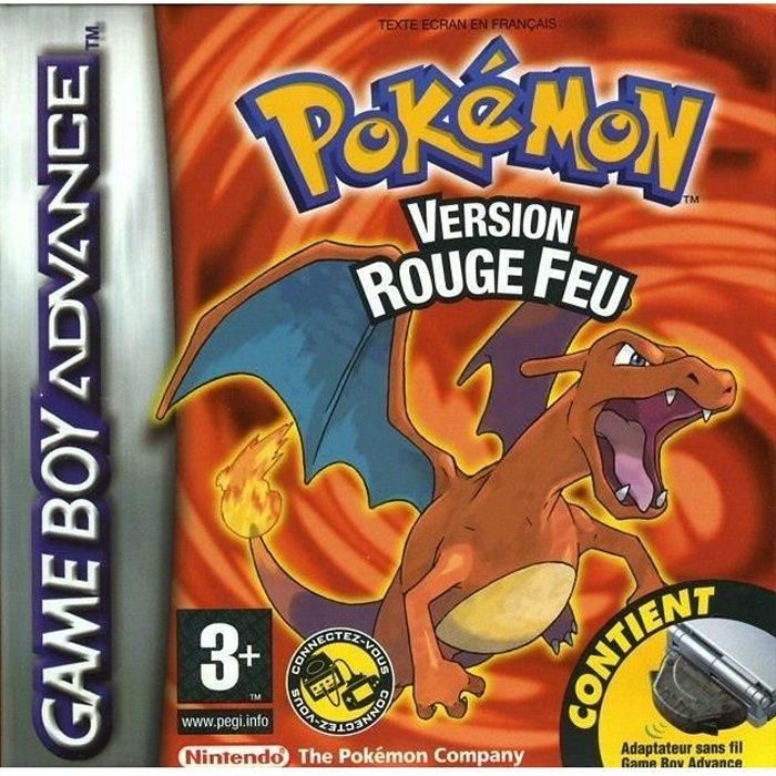 Pokemon Rouge feu / Jeu Gameboy advance