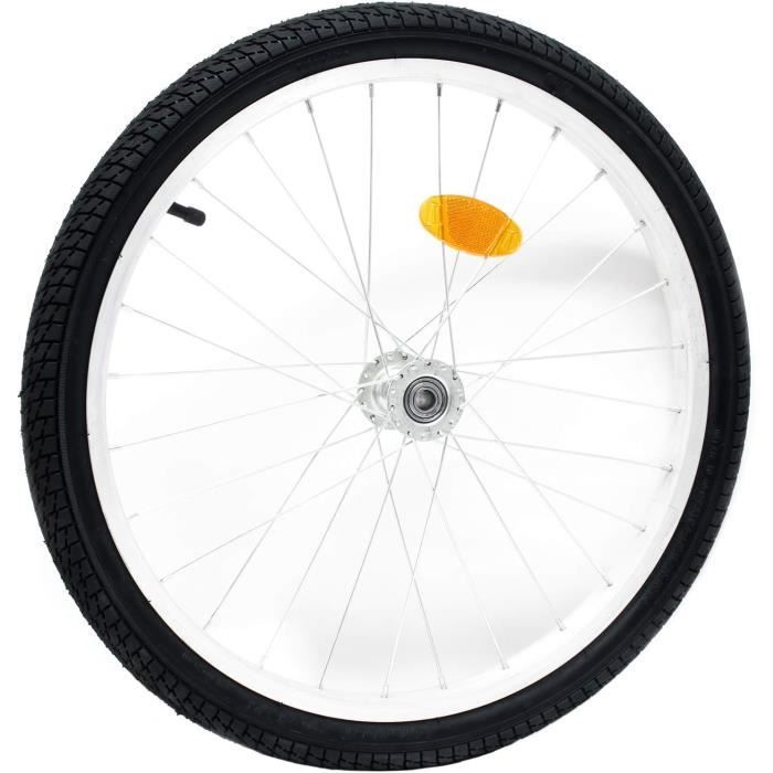 Roue de secours SSS Remorque Velo Chien 47 406 Valve Schrader Montage facile Cdiscount Sport