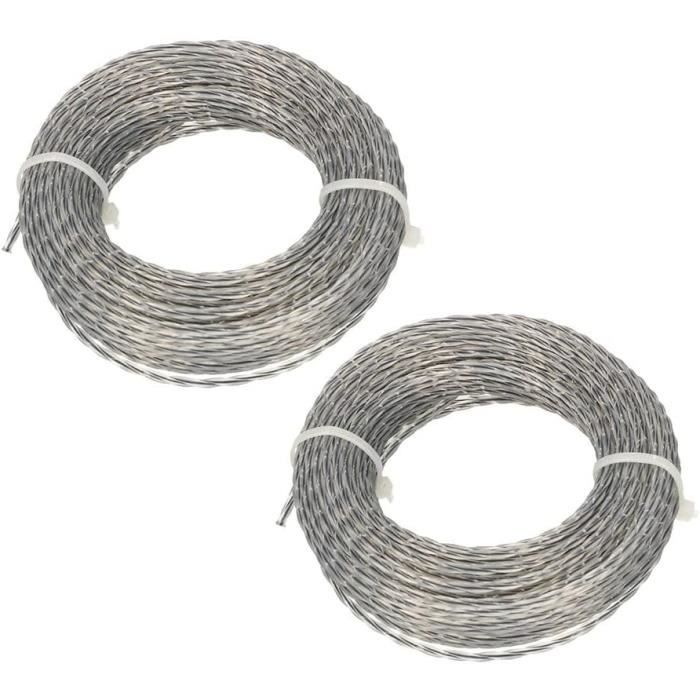 3 PAGEN Lot De 2 Bobines Fil à Coudre Transparent - 400m Fibres Synthétiques Machine Et Main - Coutures Invisibles