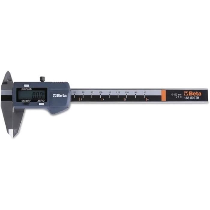 Pied à Coulisse Numérique Kroftools 200 Mm - Métrique/pouces Au 1/100ème