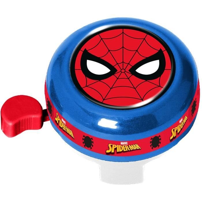 Sonnette de vélo Marvel Spider-Man junior - STAMP - Facile à fixer -  Couleur bleu/rouge - Cdiscount Sport
