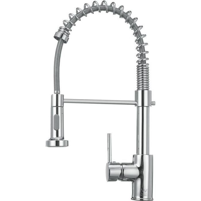 Mei Robinet Mitigeur Douchette Cuisine Cartouche En Ceramique 2 Tuyau Corps En Dr Cuivre Chrome Achat Vente Robinetterie De Cuisine Mei Robinet Mitigeur Cdiscount