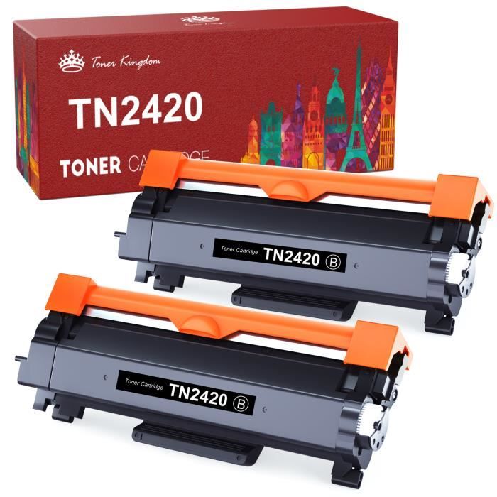 Toner compatible pour Brother tn2420 pour Brother DCP-L2510D 2530DW  HL-L2310D 2350DW MFC-L2710DN 2730DW - Cdiscount Informatique