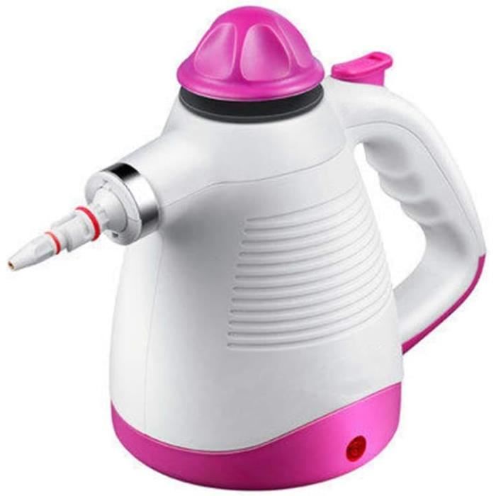 Nettoyeur Vapeur Sous Pression Portable Sakerplus 10-en-1 - 1050W - Pour Voiture, Meubles, Sols