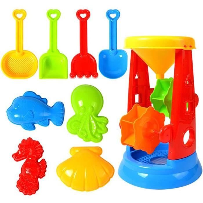 Plage Jouets De Plage Pour Enfants - 8 Pièces Pelles, Râteaux, Tamis - Plastique Coloré - Pour Sable, Jardin, Bain Tamis Sable Plage Jouets De Plage Pour Enfants - 8 Pièces Pelles, Râteaux, Tamis - Plastique Coloré - Pour Sable, Jardin, Bain Tamis Sable