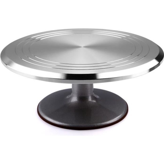 Uten Plateau Tournant A Gateaux Plat A Tartes Presentation Aperitifs Et Petits Fours Cdiscount Maison