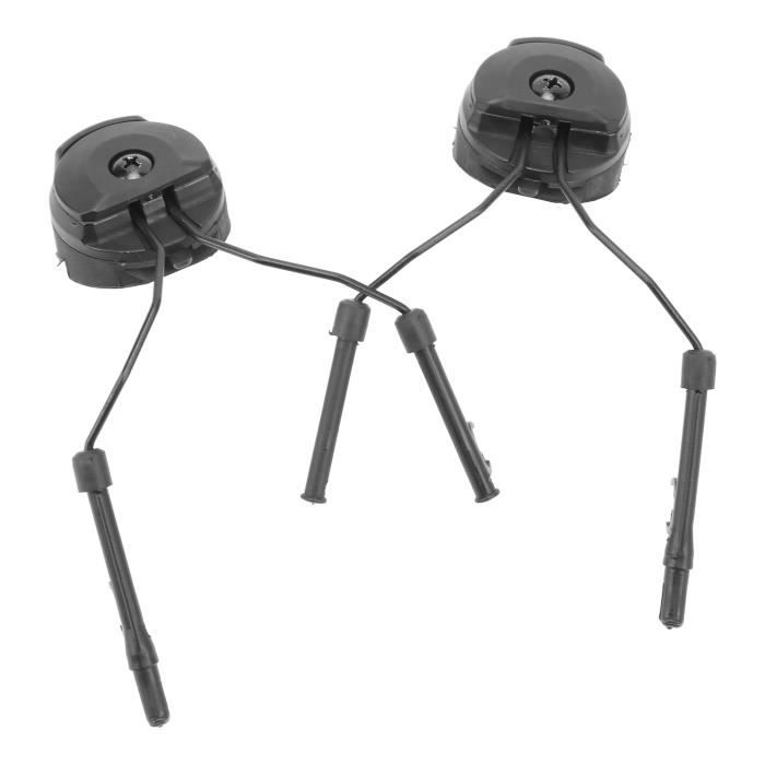 Adaptateur De Rail Pour Casque - Support Pour Fixation De Protection Auditive Sur Casque De Sport