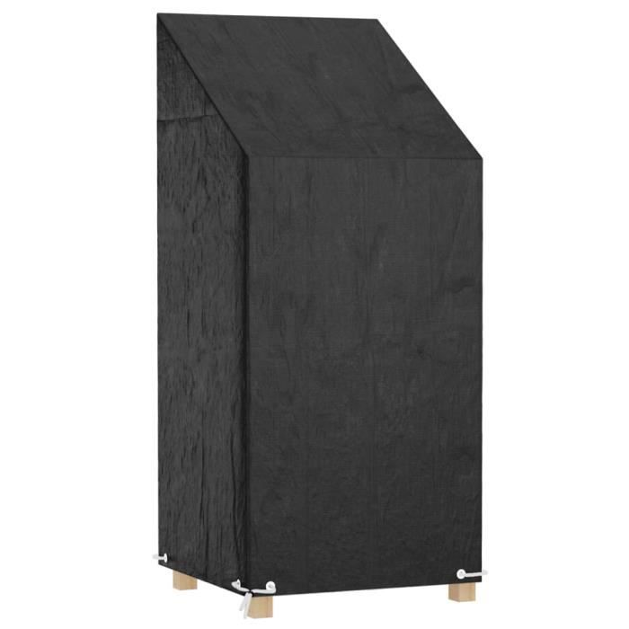 vidaXL Housse de chaise de jardin 8 œillets 65x65x110 150 cm PE 319336