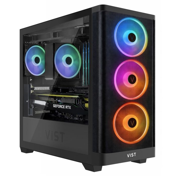VIST PbA PC Gaming Ryzen RAM RTX 4060 SSD .2 Windows 11 Pro - vue 2