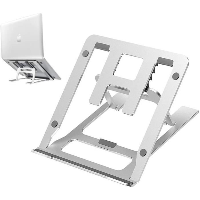 10-15.6 Pouce 26-30° Réglable - Noir Laptop Stand Pliable pour Laptop/Tablette/MacBook Air Pro/PC/iPad G-Color Support Ordinateur Portable Ventilé 