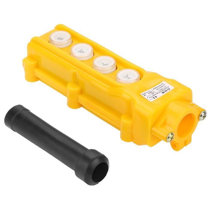 Boîtier Commande 4 Boutons Tooloflife COP-4B - Contrôle Levage Et Automation - Plastique ABS Noir 10A
