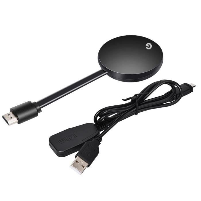 Dongle HDMI 1080P Sans Fil 2.4G WiFi - Récepteur Pour IOS Android Windows Mac Airplay Miracast DLNA