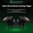 Déclencheur de jeu Black Shark Monster - Manette de Jeu Pour Smartphone Android, Avec Gâchette Magnétique, Po-1