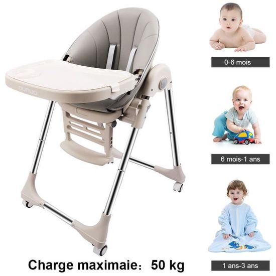 Chaise haute pliante enfant 2-4 ans