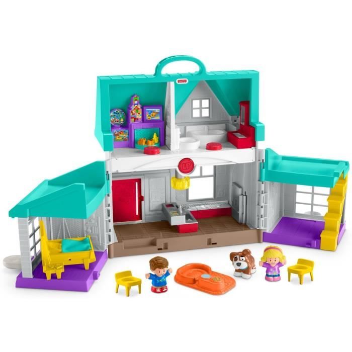 Fisher Price jeu de jeu Little People House aidants port e de