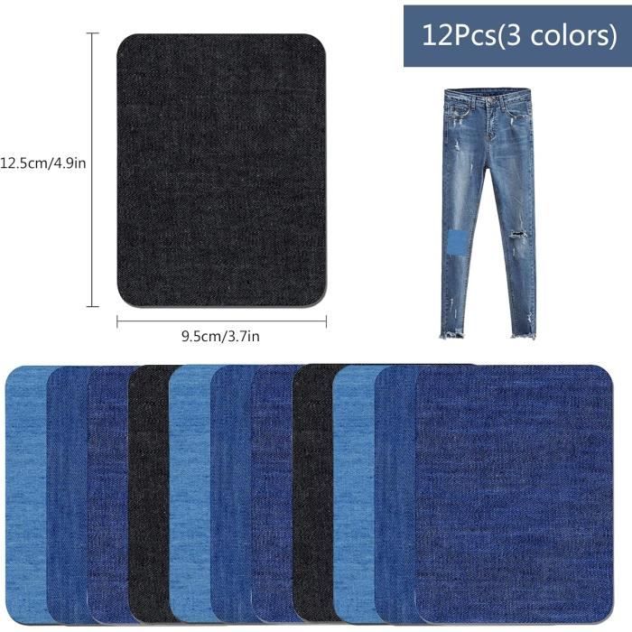 Patchs En Daim Thermocollants Vert – 2 Pièces – 16x10 Cm – Pour Pantalons, Coudières