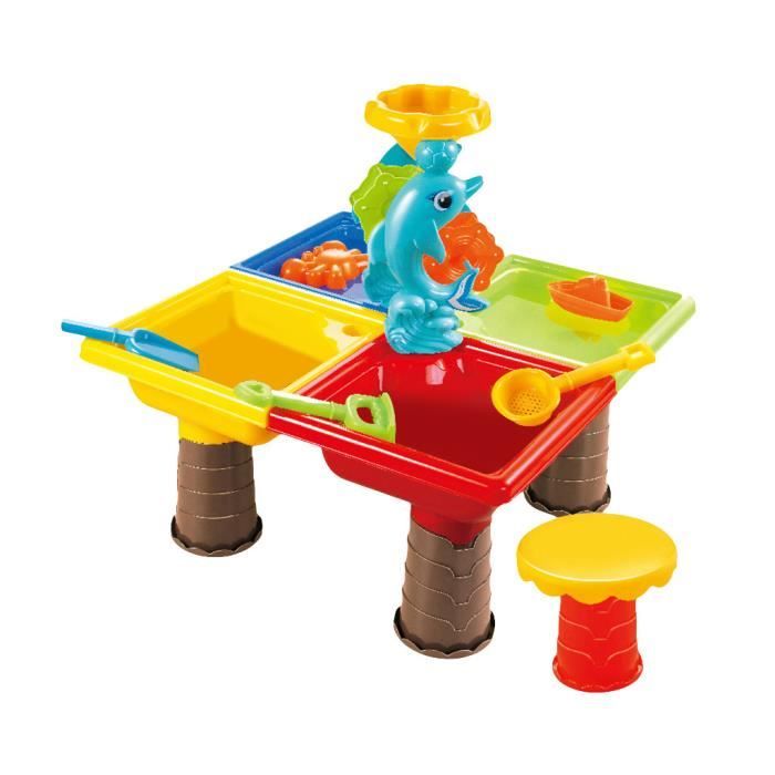 Jouet Table de sable et d eau Ensemble bac pour jardin ext rieur