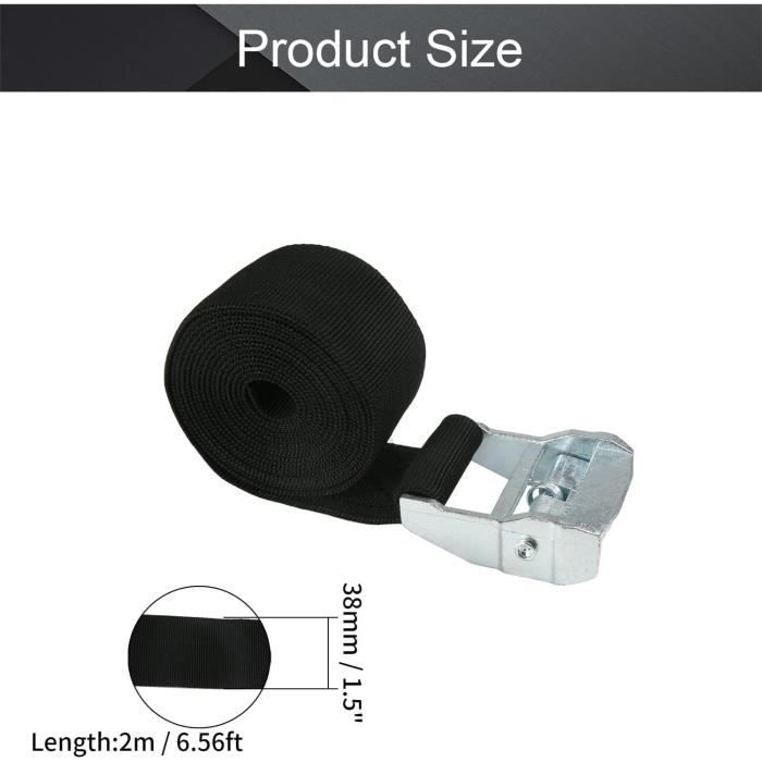 Jeu De Sangles De Maintien Des Charges - En 2 Parties - Longueur 2,0 M