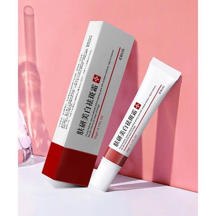 Crème éclaircissante Visage - Anti-taches, Mélasma - 20g - Fabriqué En Chine - Neuf