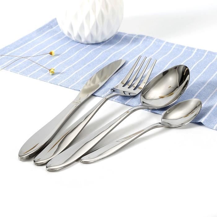 Acier Inoxydable Doré Service Couverts Or 36 Pièces - 12 Couverts En Acier Inoxydable Pour Mariage Et Fêtes Couverts Pour 12 Personnes