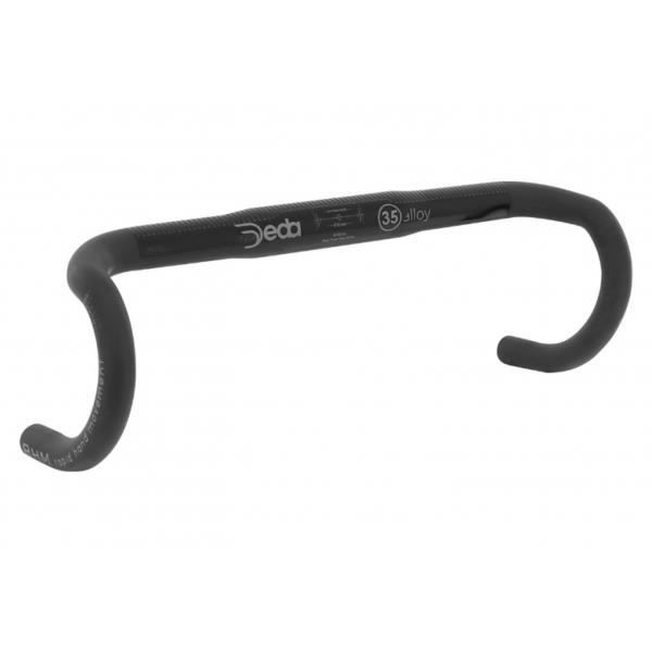 Deda Riuto Guidon de vélo sur route DEDA - noir - 35 mm/44 cm - RHM compact ...