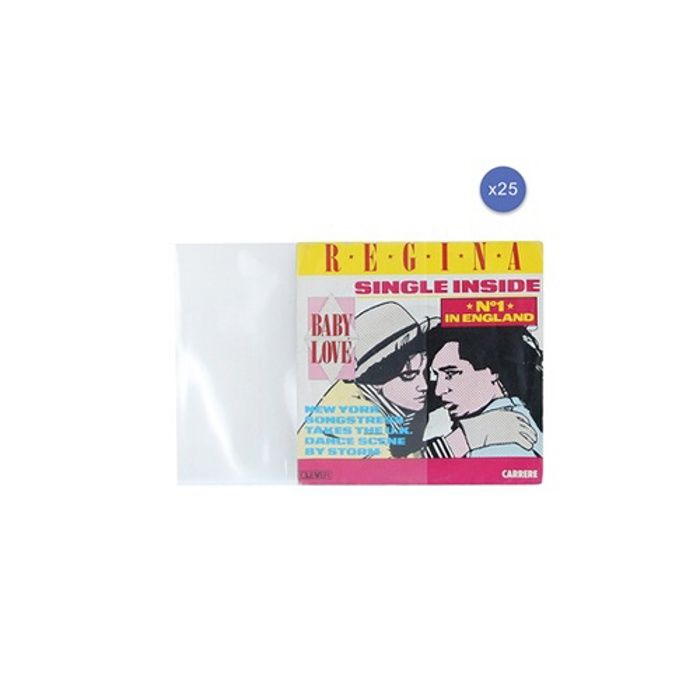 1000 pochettes pour vinyles 45t 7 120 microns