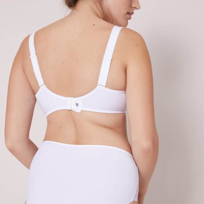 Soutien Gorge Delice Bonnets Profonds BLANC 100 Blanc Cdiscount Pret a Porter