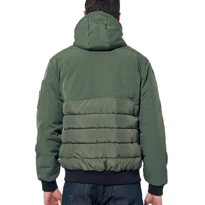 Blouson Kaki Homme Kaporal Azote Kaki Cdiscount Pr t Porter
