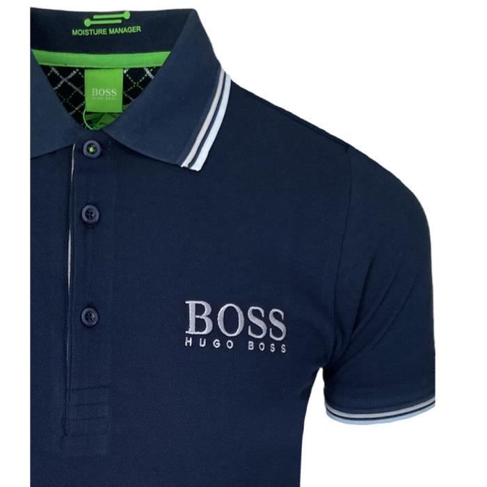 Polo homme Hugo Boss Polo HB012 bleu marine Bleu Cdiscount Pret a Porter