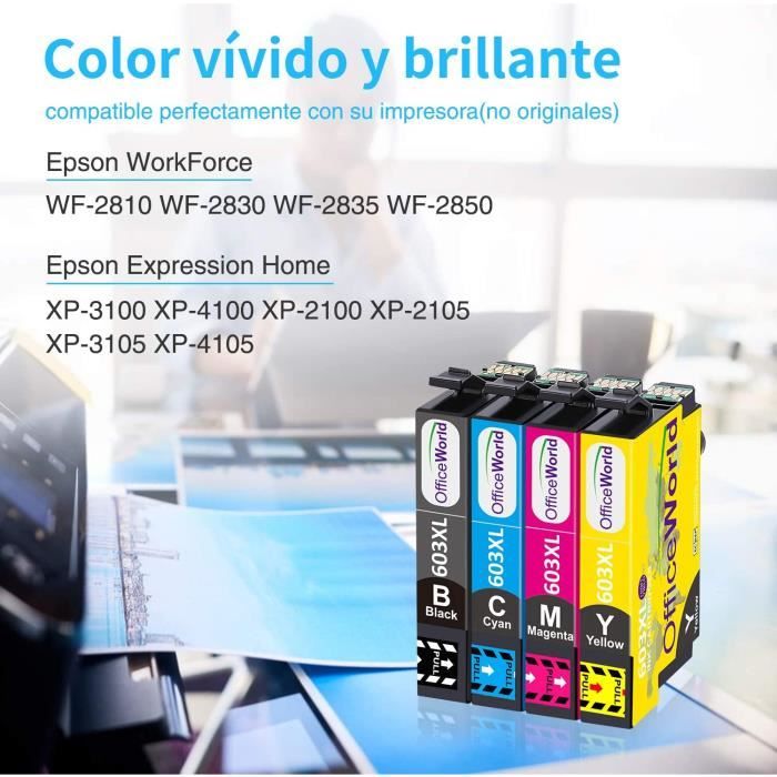 Cartouche encre Epson 29XL compatible pour Epson Expression Home - INNZA -  Pack de 15 - Noir et couleurs