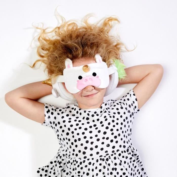 Oreiller De Voyage En Forme De U – Licorne Cheveux Roses – Mousse Mémoire De Forme – Confort Cou & Nuque – Avion, Voiture, Maison - 8