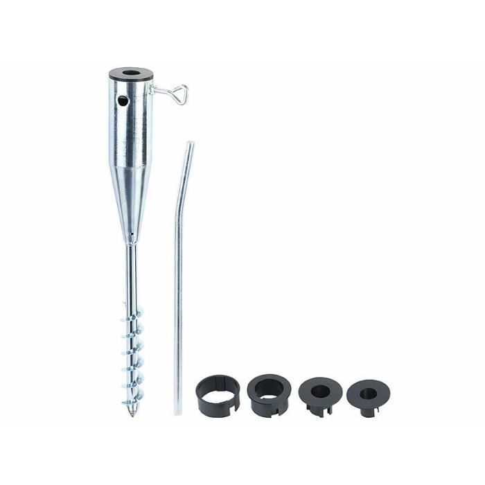 Kit De Support De Parasol Universel Avec Tube D'insertion Et Manchon De Fixation Pour Mat Pour Exterieur Et Jardin Noir 96785836 Kit De Support De Parasol Universel Avec Tube D'insertion Et Manchon De Fixation Pour Mat Pour Exterieur Et Jardin Noir 96785836