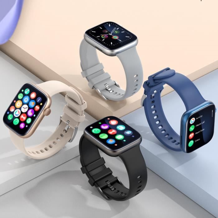 XWatch Pro Elite E4 Gris Montre connect e Appels Sms