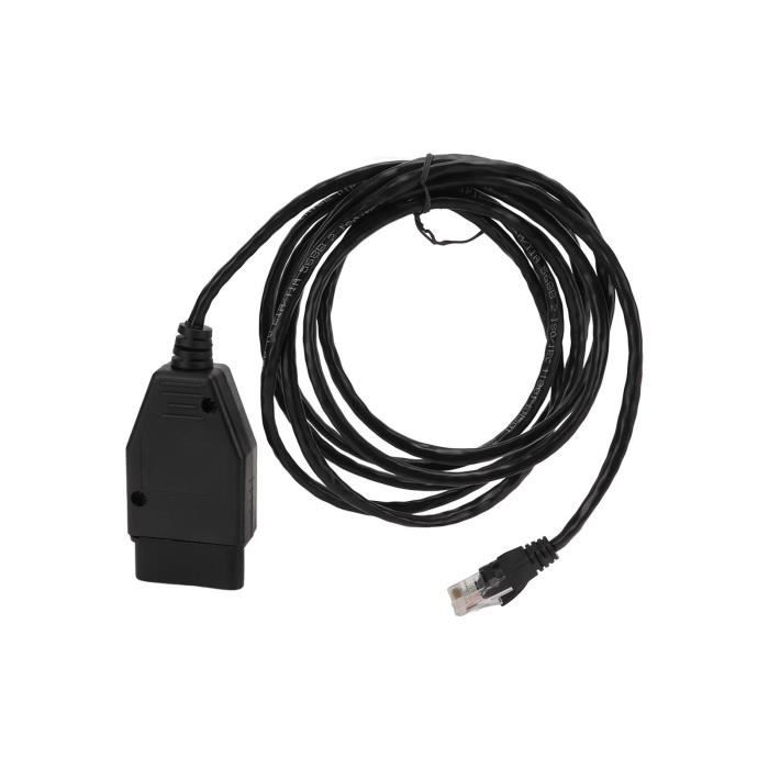 Câble Autel ENET OBD2 Vers Ethernet BMW Série F & G – Codage E-SYS, ICOM, ISTA+ – 2m – Déverrouillage Options Cachées & Programmation