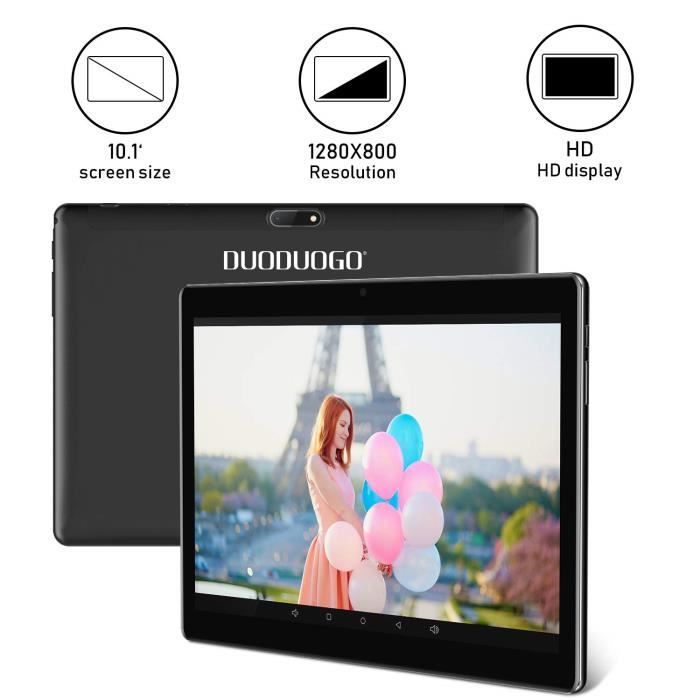 4G Tablette Tactile Ecran 10 Pouces - Doule SIM/WiFi2
