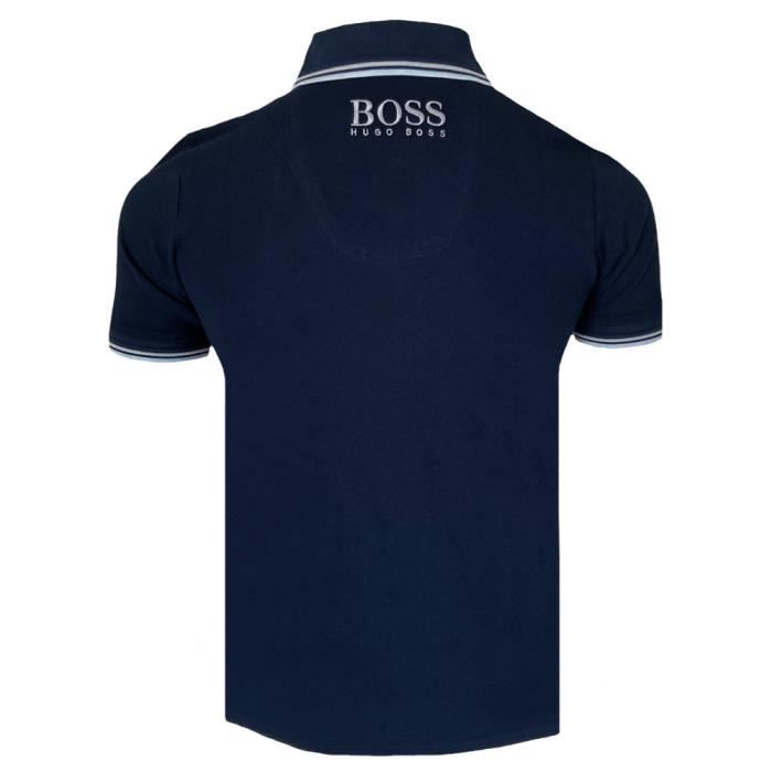 Polo homme Hugo Boss Polo HB012 bleu marine Bleu Cdiscount Pret a Porter