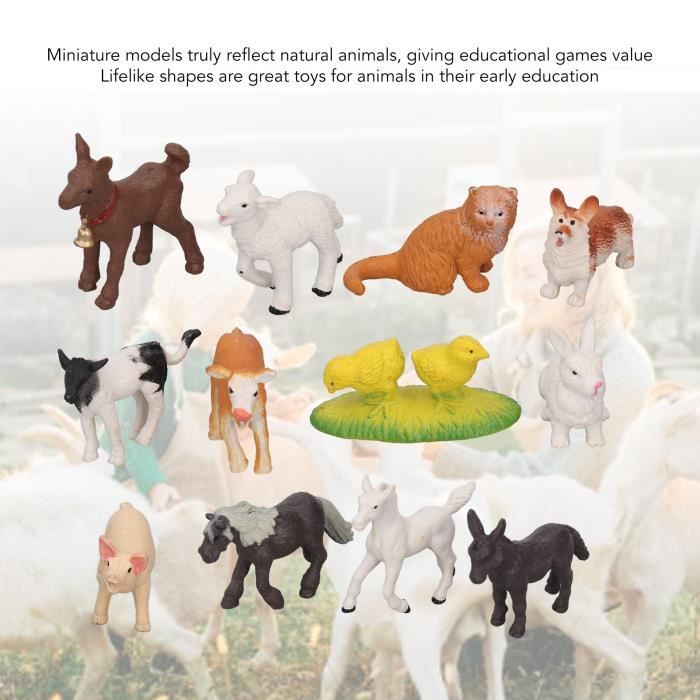 Set De 70 Mini Barrières Pour Animaux De La Ferme – PVC Durable, Clipsables, Pour Créer Enclos Et Pâturages, Dès 14 Ans