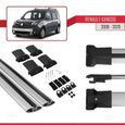Compatible avec Renault Kangoo 2008-2020 Barres de Toit FLY Modèle Railing Porte-Bagages de voiture GRIS-3