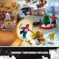 LEGO® Marvel 76267 Le Calendrier de l’Avent des Avengers 2023, 24 Cadeaux incluant Captain America, Spider-Man, Iron Man et Plus-3