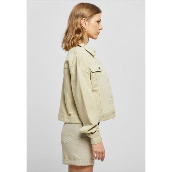 Veste en jean colorée outlet