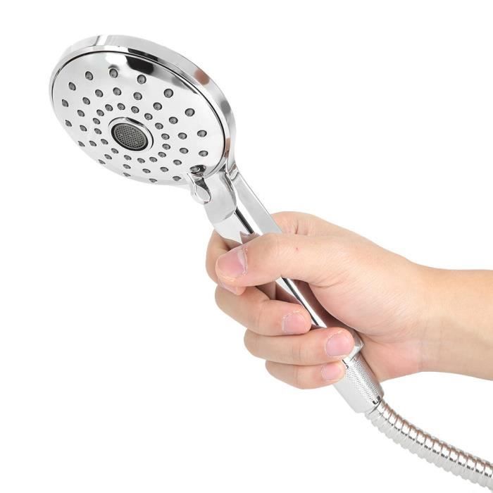Omme de douche à main avec tuyau tête de douche pommeau de douche tête de  douchette accessoires de salle de bain 1,5 m c