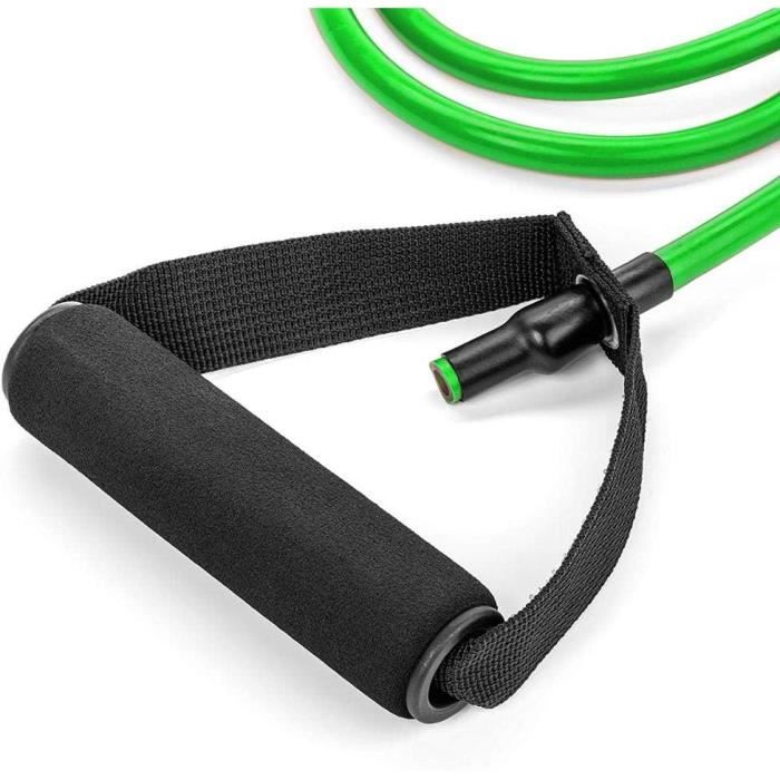Corde De Traction élastique Fitness Avec Poignées – Résistance Pour Yoga, Musculation, étirements, Portable Et Durable