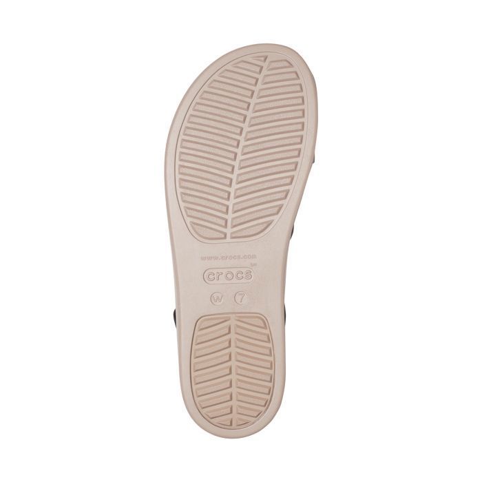 Crocs Compenser Sandales - CROCS - Brooklyn Low Wedge - Noir - Talon compensé - 5 cm de ...