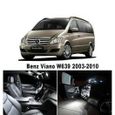 Mercedes Viano W639 Pack LED ampoules éclairage intérieur Blanc 6000K-0