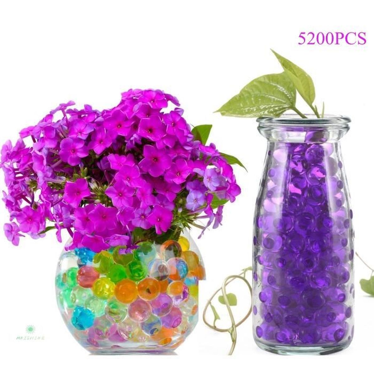 MKISHINE® 5200 perles d'eau pour vase Pour mariage et décoration de ...
