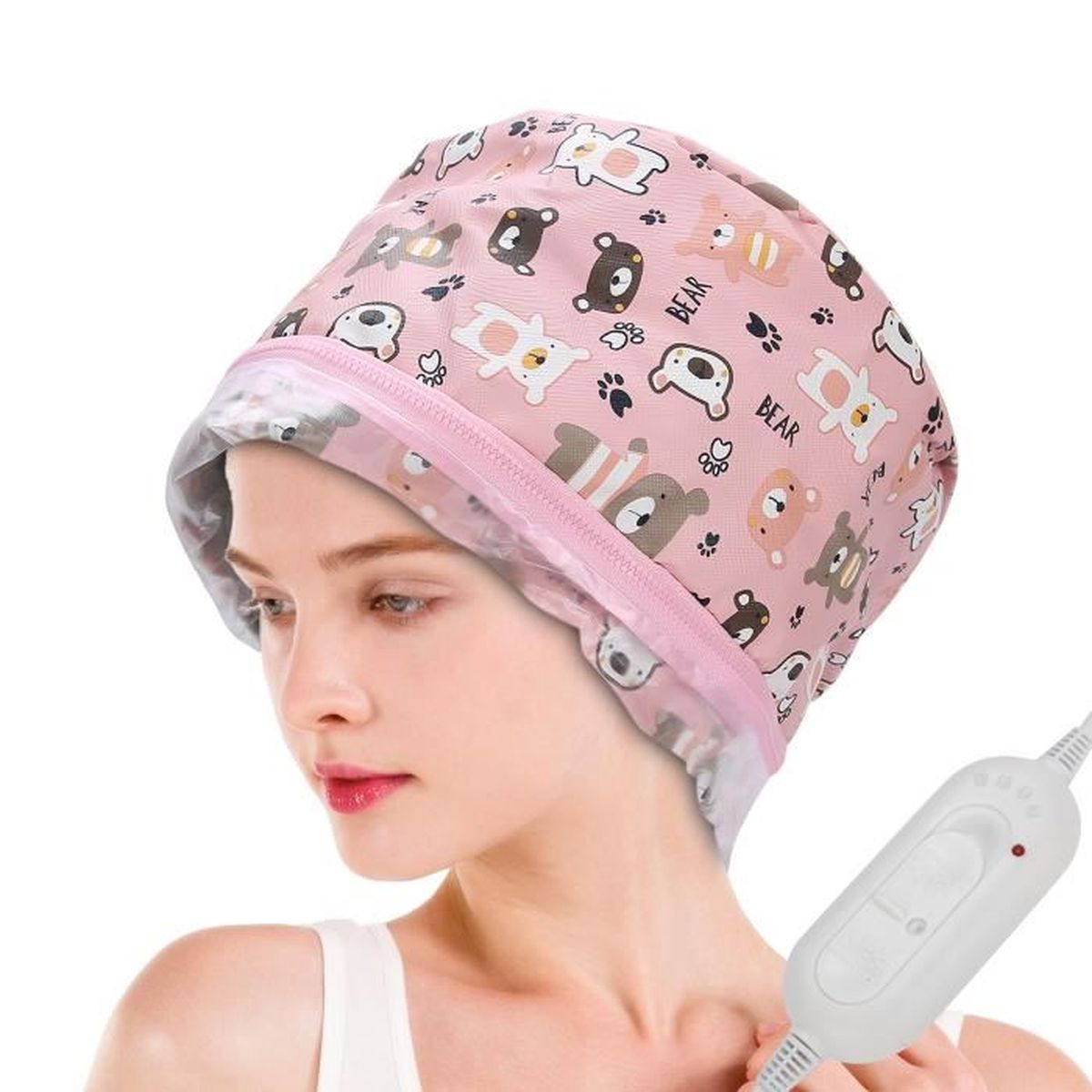 Casque chauffant pour cheveux Casque chauffant électrique pour traitement thermique 3 vitesses